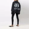 BB Sprayed Denim Jakker Large Fit «Dark Grey White» 678354TIWA21440