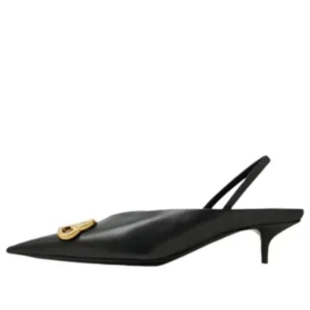 BB Square Knife Slingback-pumps «Black» 691740WAWNC1088
