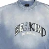 BE KIND T-skjorte med rund hals «Blue» 764235TPVD54313