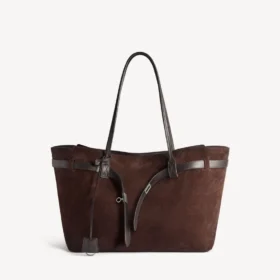 Bel Air-veske for damer, stor, i lys espresso