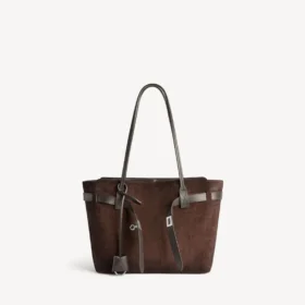 Bel Air-veske for kvinner, medium, i lys espresso