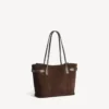 Bel Air-veske for kvinner, medium, i lys espresso