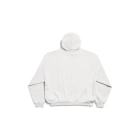 Beverly Hills-hettegenser i oversize «Off White Black» 739024TQVS73307