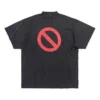 Bfrnd-serien Inside-out Oversized T-skjorte «Black Faded» 787358TQVG81083