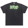 Bfrnd-serien Inside-out Oversized T-skjorte «Black Faded» 787358TQVG81083