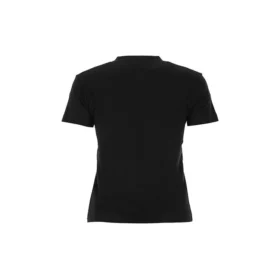 BLogo-trykk, kort ermet, svart 612964TJVD61000