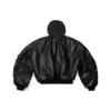 Bomberjakke med hette «Black» 750953TOS171000