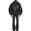 Bomberjakke med hette «Black» 750953TOS171000