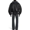 Bomberjakke med hette «Black» 750953TOS171000