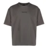 Bomulls-T-skjorte med brodert logo «Grey» 612966TNVG91300