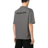 Bomulls-T-skjorte med brodert logo «Grey» 612966TNVG91300