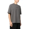 Bomulls-T-skjorte med brodert logo «Grey» 612966TNVG91300