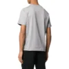 Bomulls-T-skjorte med lite logotrykk «Grey» 556151TYK281300