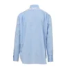 Bomullspoplin-skjorte med logo på ryggen «Light Blue» 508465TWB044850