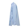 Bomullspoplin-skjorte med logo på ryggen «Light Blue» 508465TWB044850