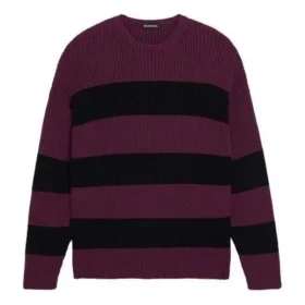 Border BB strikket genser «Purple Black» 608760T31621087