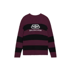 Border BB strikket genser «Purple Black» 608760T31621087