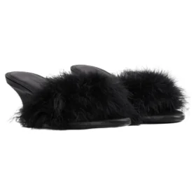 Boudoir 70 mm Sandaler «Black Feathers» 787447W0WMQ1000