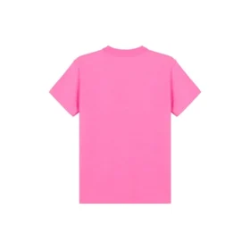 Broderet rundhalset kortærmet rosa 612964TJVD95764