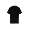 Brodert unisex-trøye med korte ermer, svart 612965TIVD31000