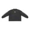 Broderte BB-ermer, genser med rund hals «Washed Black White» 699191TMVG79034