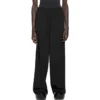 Bukser med elastisk linning og rette ben «Black» 743903TNT391000
