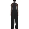 Bukser med elastisk linning og rette ben «Black» 743903TNT391000