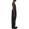 Bukser med elastisk linning og rette ben «Black» 743903TNT391000