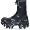 Bulldozer snørestøvler «Black Outline Calfskin» 672502WBEF21090
