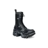 Bulldozer snørestøvler «Black Outline Calfskin» 672502WBEF21090