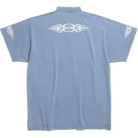 Burning Unity T-skjorte Oversized «Light Blue» 787349TQVW74164