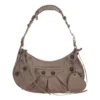 c Le Cagole liten skulderveske «Light Brown» 6713071VG9Y1212