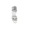 Cagole 110 mm Sandaler «White Arena Lambskin» 743057WAD4E9081