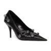 Cagole 90 mm pumps «Black Arena Lambskin» 714252WAD4E1081
