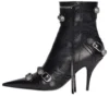 Cagole 90 mm støvletter «Black Arena Lambskin» 694379WAD4E1081
