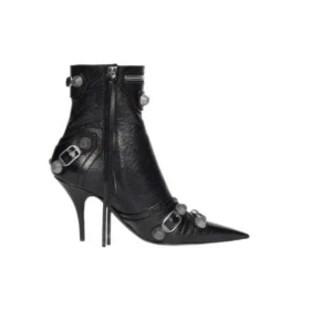 Cagole 90 mm støvletter «Black Arena Lambskin» 694379WAD4E1081
