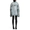 Cagole-jakke i oversized-modell «Blå» 764521TDW144016