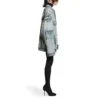 Cagole-jakke i oversized-modell «Blå» 764521TDW144016