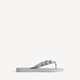 Cagole-sandaler for kvinner i Balenciaga-grå/krystall