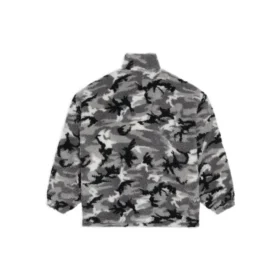 Camouflage-jakke med glidelås «Grey» 681818TLQ121240