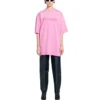 Caps T-skjorte Boxy Fit «Pink» 651795TNVL15700
