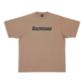 Caps T-skjorte Boxy Fit «Tan» 651795TNVL17761