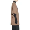Caps T-skjorte Boxy Fit «Tan» 651795TNVL17761