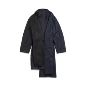 Carcoat med doble ermer «Black» 790759TKP061000