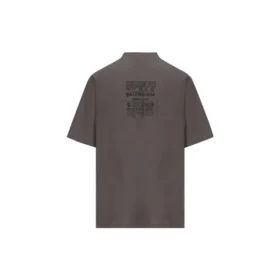 Care Label T-skjorte Medium Fit «Grey Black» 724514TNVL91219