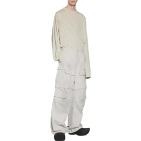 Cargo-bukser i stor størrelse «Light Grey» 746493TKP271400