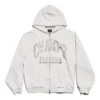 Champs-elysees hettegenser med full glidelås, normal passform «White» 803264TRVM99016