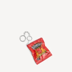 Charm/nøkkelring «chips» i rødt