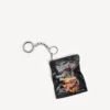 Charm/nøkkelring «chips» i svart