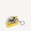 Charm/nøkkelring med chips  i gult